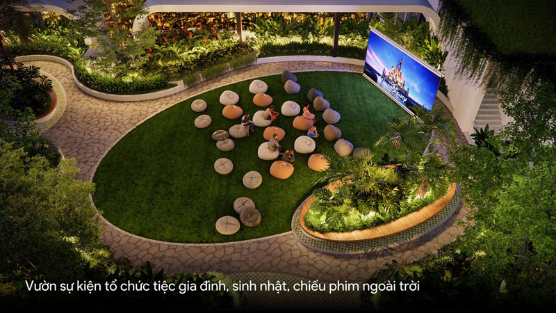 Phối cảnh tiện ích nội khu tại La Pura